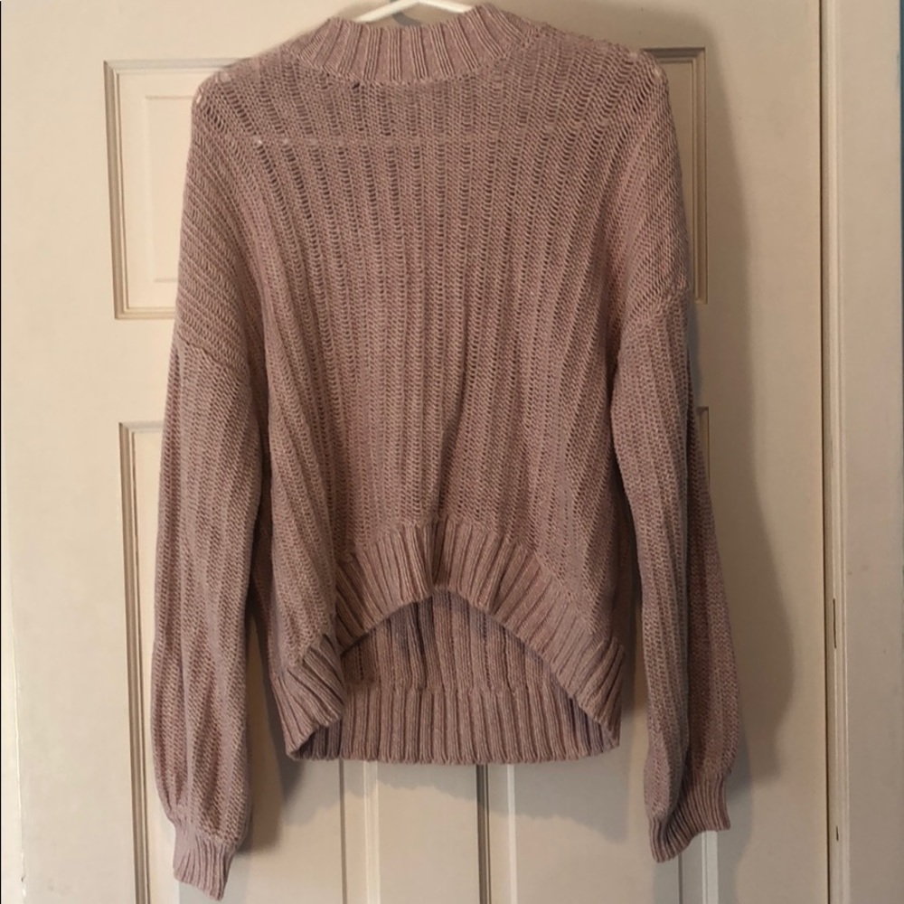 PINK TURTLE NECK SWEATER